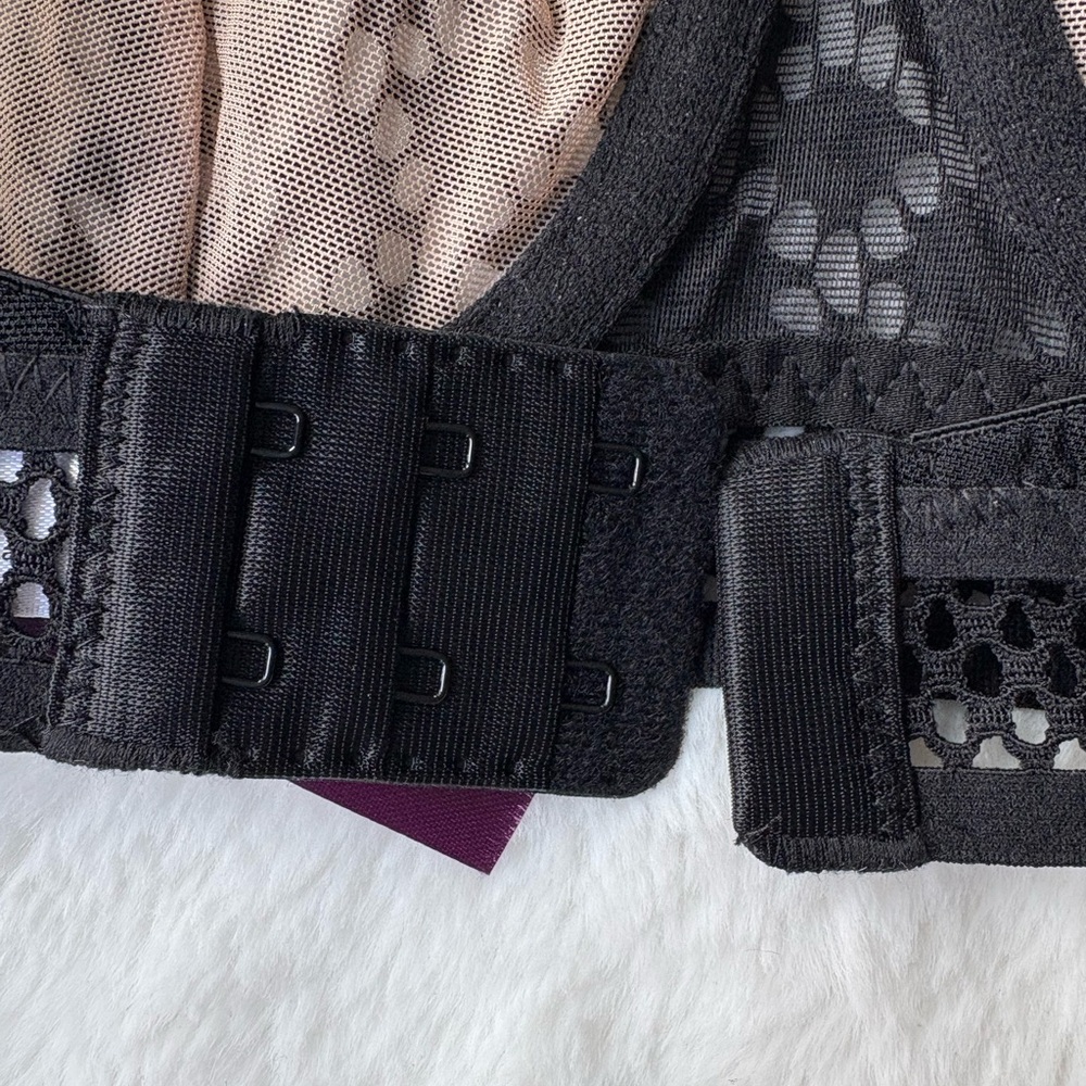 Adore Me Black Lace Underwire Bra with Nude Lining, NWOT - Picture 8 of 8